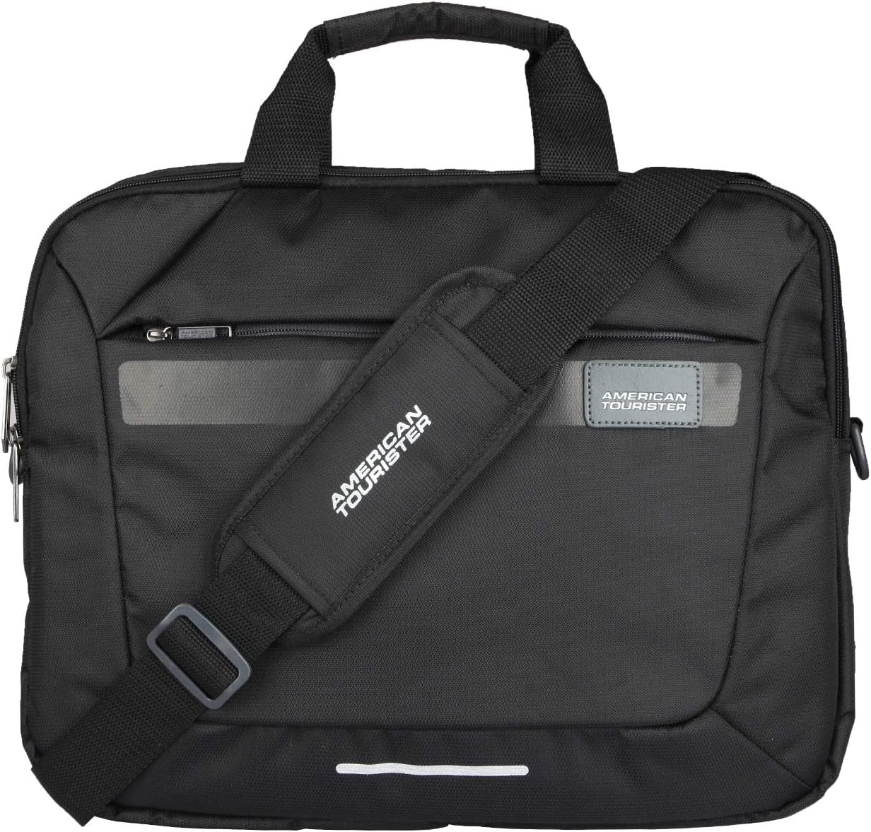 American Tourister Unisex Metal Amt Rexton Lightweight Laptop Messenger
