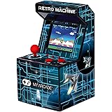 My Arcade Retro Machine Playable Mini Arcade: 200 Retro Style Games Built In, 5.75 Inch Tall, Powered by AA Batteries, 2.5 Inch Color Display, Speaker, Volume Control