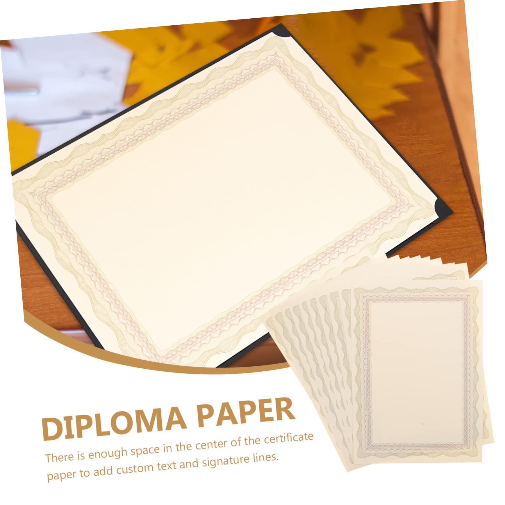 PLAFOPE 3sets Zertifikat Papier Blank A4 Größe Award Supplies Diplom Papier Für Home Office 10 Stücke * 3