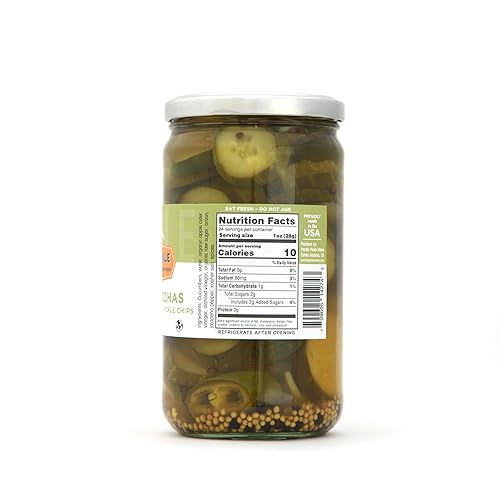 Miniatura 2 de Pan y Budas - Chips de pepinillo de corte grueso de pan y mantequilla, pepinillos gourmet semidulces para bocadillos, sin OMG, kosher, sin gluten,