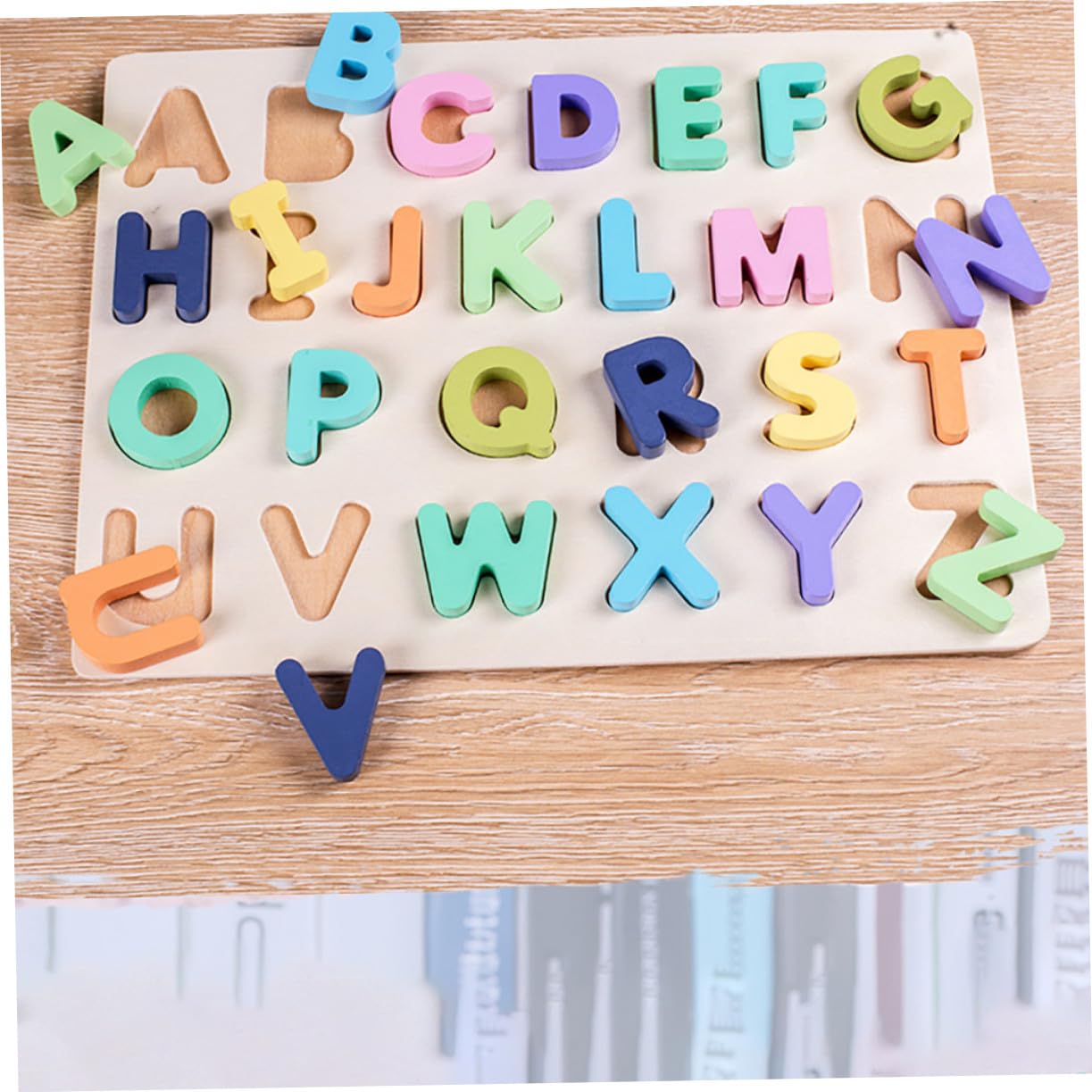 WOONEKY Bloques Números y Letras Rompecabezas Educativos Infantiles Montessori para Niña y Juguetes de Construcción para Desarrollo Cognitivo y Aprendizaje Temprano