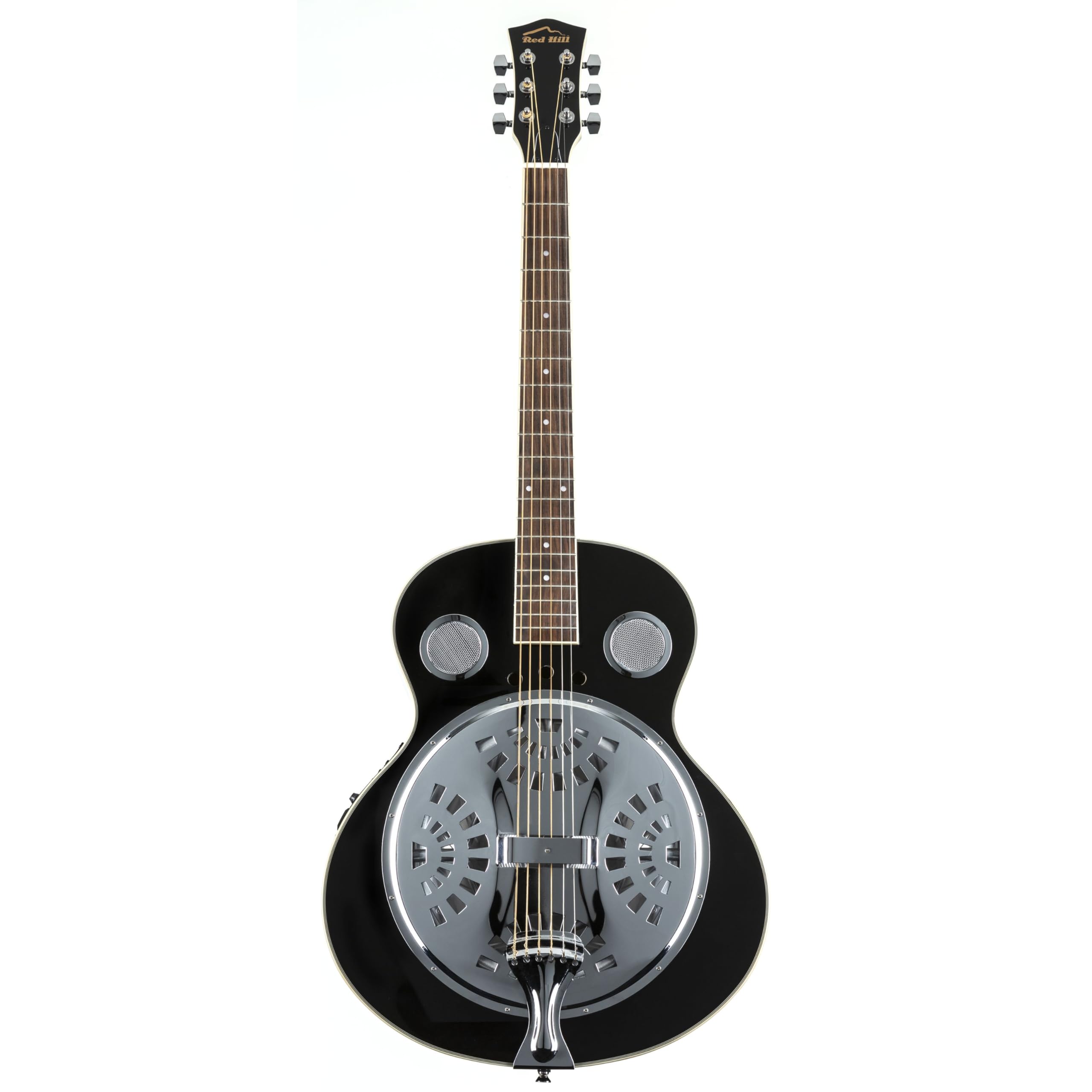 Red Hill Resonator Guitar Black - Dobro