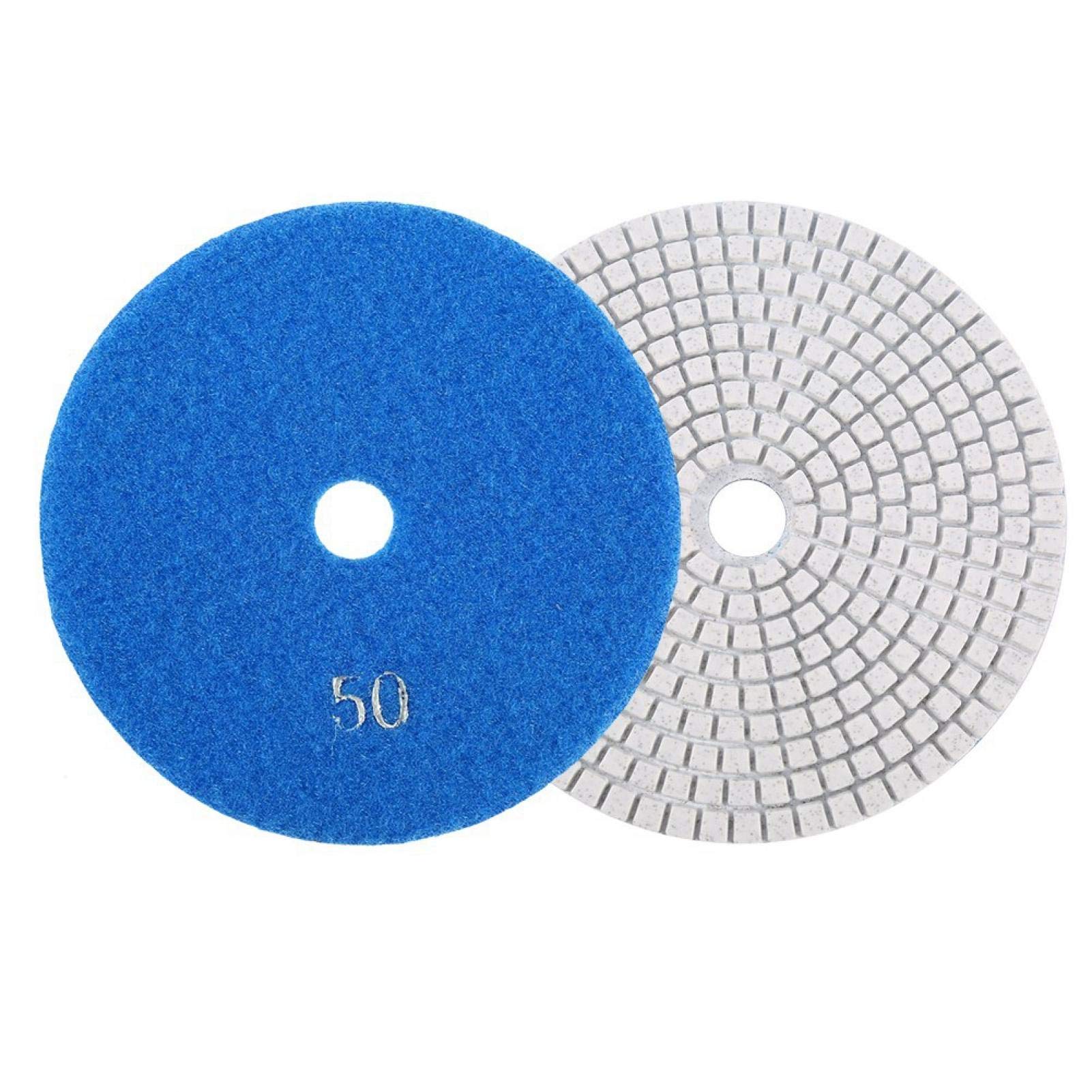 Tampons De Polissage Diamanté Humide Disques De Meulage Pour Granit Beton Marbre Poli 100mm 84731454