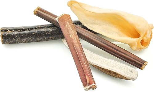 Miniatura 3 de Barkworthies Paquete variado de cachorros – 5 unidades (paquete de 1) – Rico en proteínas, totalmente natural, fácilmente digerible, alternativa de