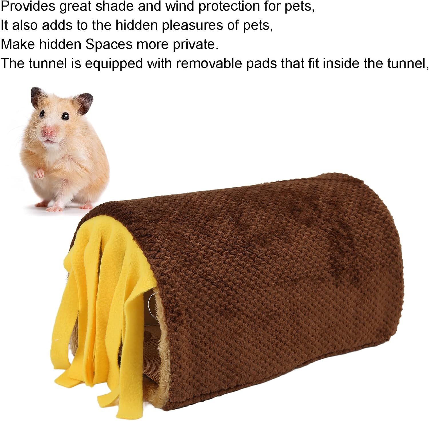 EVTSCAN Small Animal Tunnel House Hideout Tube Cage for Guinea Pig Hamster Rat Mice Parrot Chinchilla Flying Squirrel