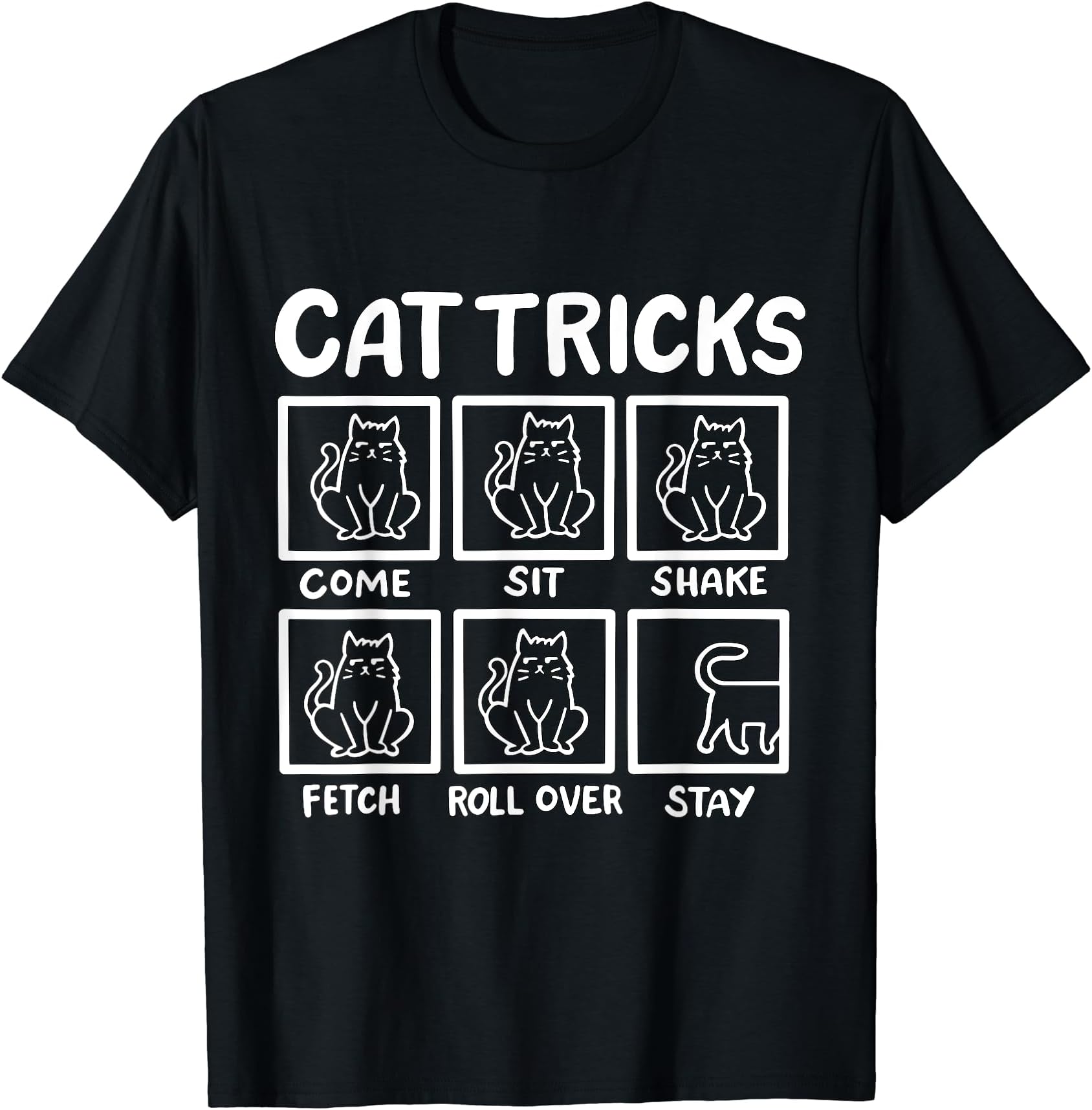 Outstanding Gifts for Cat ownerCat Tricks Men Women Girls Kids T-ShirtOEKO-TEX STANDARD 100