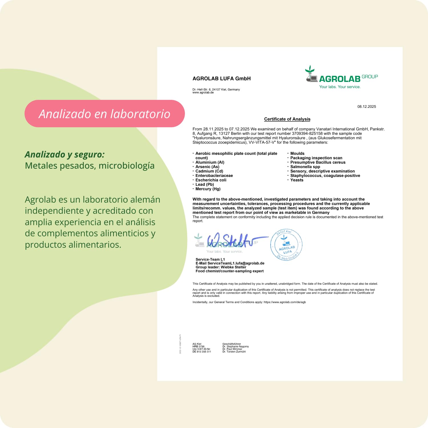 Ácido Hialurónico Puro Vegavero | La Dosis más Alta: 600 mg | Libre de Aditivos & Vegano | 180 Cápsulas | Natural de Fermentación | 800-1500 kDa | Hidratante facial + Articulaciones…