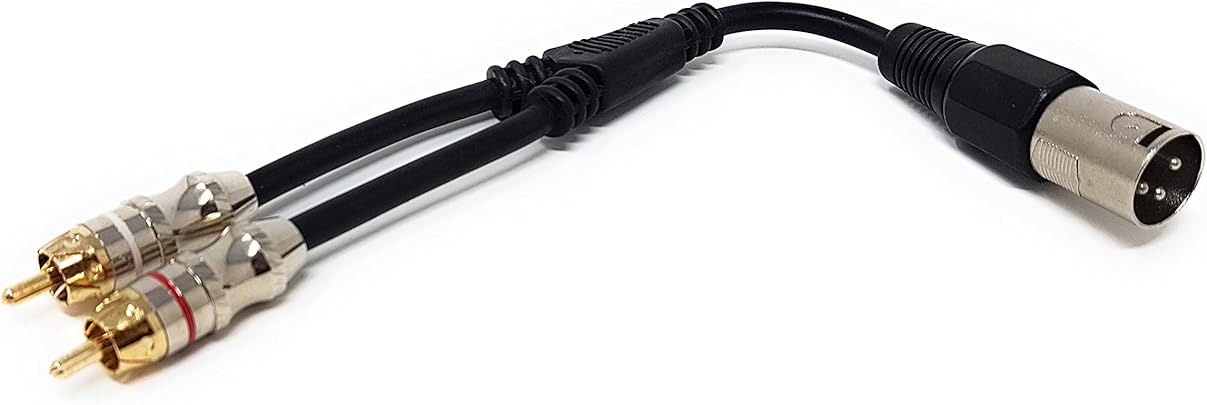 MainCore Pro Cavo adattatore 25 nbsp cm presa XLR maschio RCA phono MainCore Pro Cavo adattatore 25 nbsp cm presa XLR maschio RCA phono