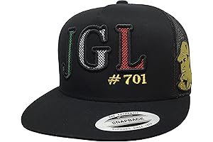 México JGL Black El Chapo Guzmán Hat - Represent the Notorious Drug Lord in Style