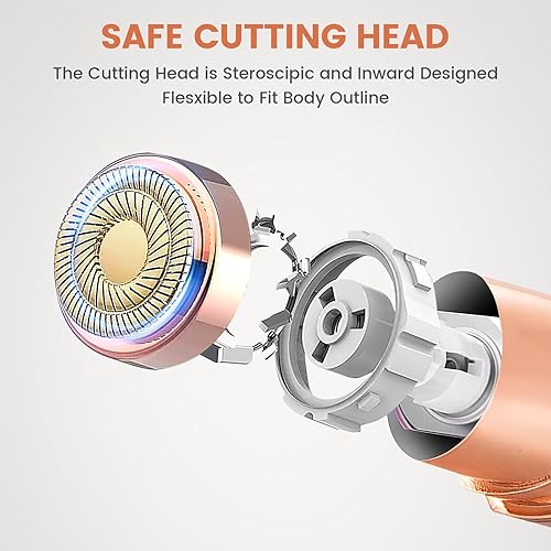 Miniatura 9 de Depilación facial para mujeres, dispositivo, removedor de cara de mujer, acabado táctil, labios superiores, barbilla y mejillas, recargable por USB