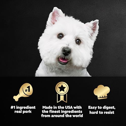 Miniatura 2 de CESAR Wet Dog Food Classic Loaf - Comida húmeda suave para perros, en salsa sabor a tocino ahumado y huevo, (24) 3.5 onzas bandejas fáciles de abrir