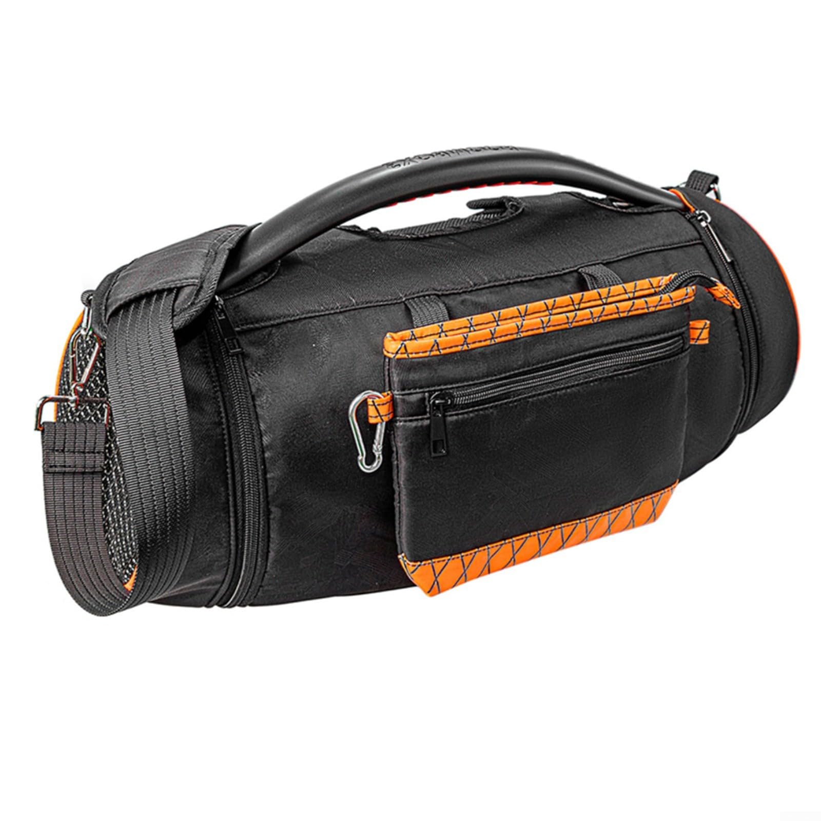 Bolsa de almacenamiento EVA a prueba de golpes para Boombox 1 2 3, carcasa rígida para altavoz con capa insonorizada, para caja de transporte compacta de viaje 47x18x18cm