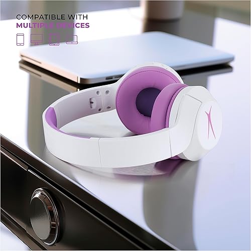 Miniatura 5 de Altec Lansing Auriculares inalámbricos con cancelación de ruido seguros para niños, batería de 15 horas, límite de volumen de 85 dB, diseño