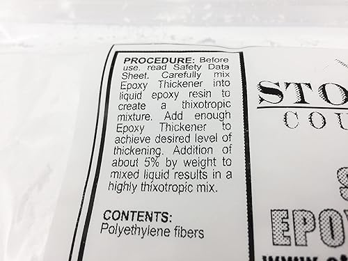 Miniatura 3 de Espesante epoxi agente espesante para proyectos de epoxi verticales, inclinados o 3D! La polifibra se mezcla rápida y fácilmente con kits de resina