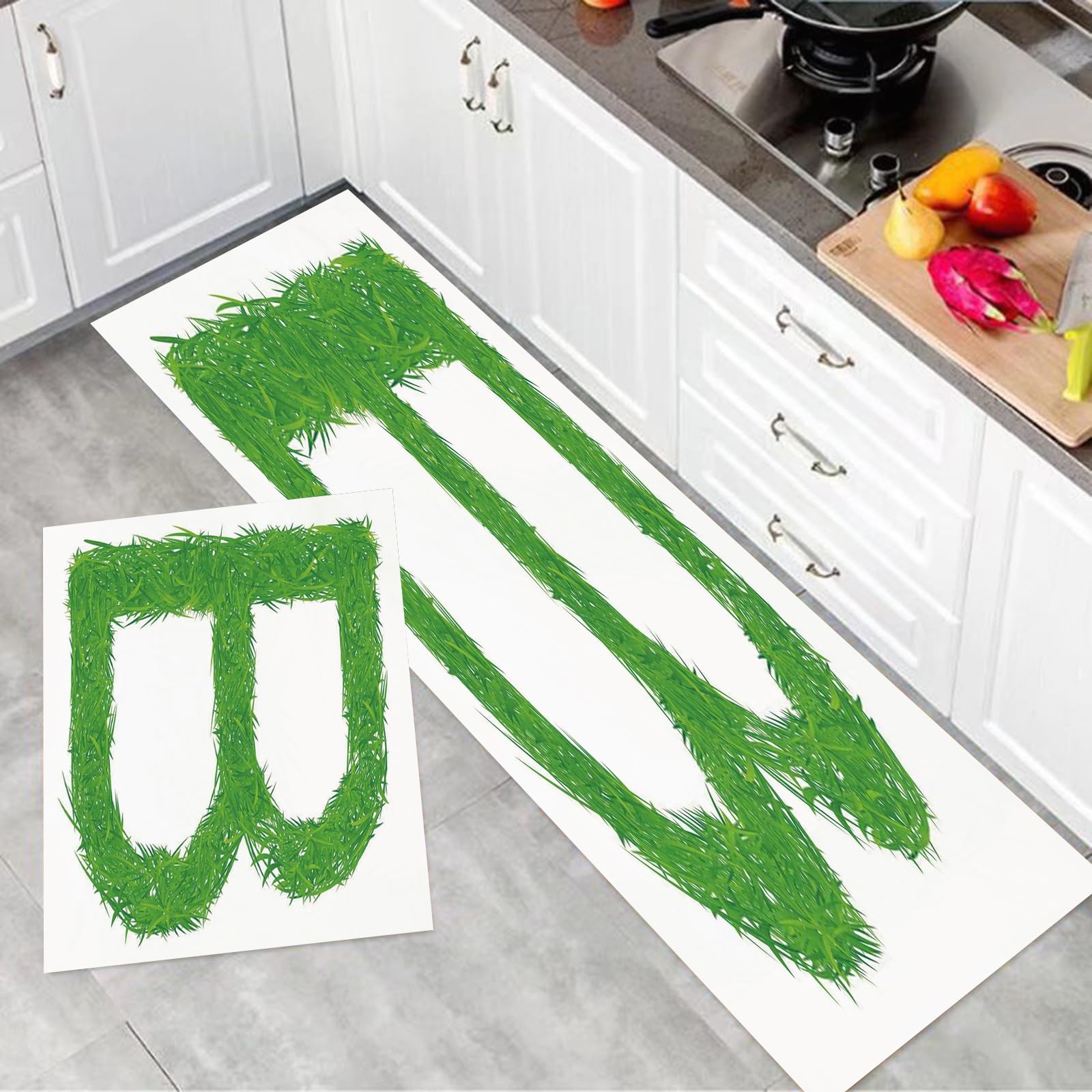 YIWOYI - Tappeto da cucina antiscivolo, lavabile, tappetino da cucina, impermeabile, per ingresso e porta, a prova di olio, 3,45 x 120 cm YIWOYI - Tappeto da cucina antiscivolo, lavabile, tappetino da cucina, impermeabile, per ingresso e porta, a prova di olio, 3,45 x 120 cm