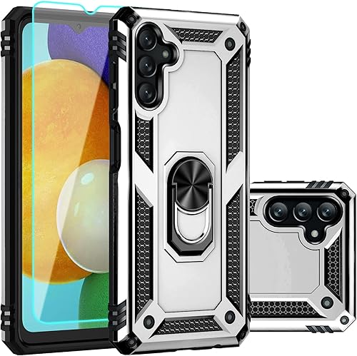 Funda para Galaxy A13 5G, funda para Samsung A13 5G, con protector de pantalla, grado militar 16 pies, funda protectora a prueba de caídas con
