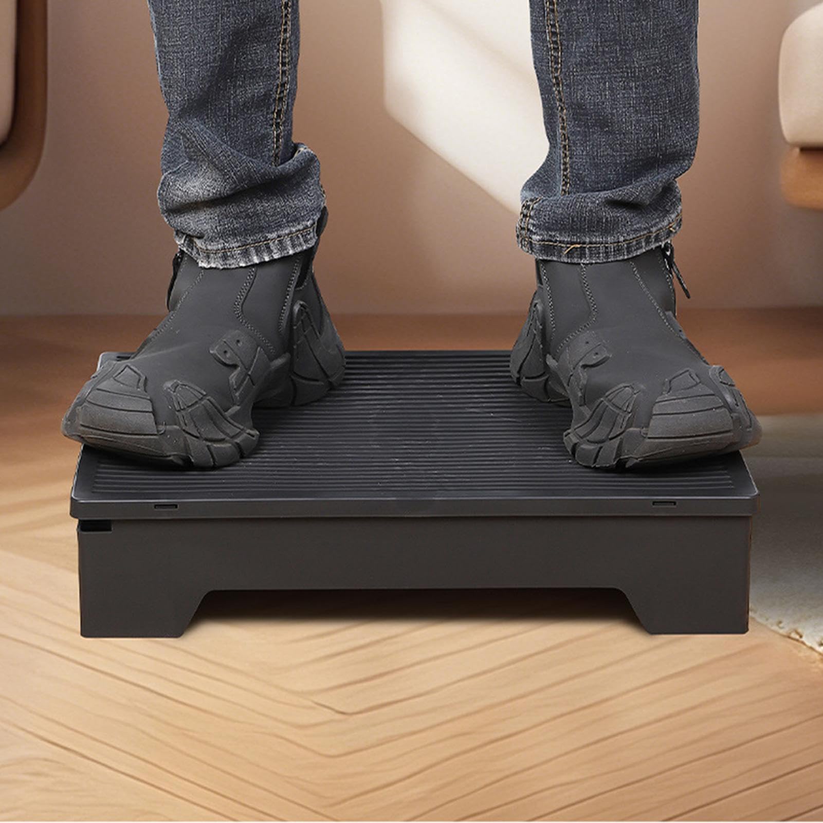 Rampa para Arenero - Escaleras Autolimpiantes para,Rampa con Rejilla Antirrastreo Y Altura Regulable para Pisos, Gatos Adultos, Gatitos Y Mayores