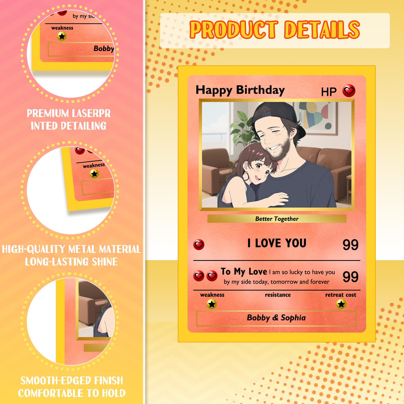 Affiche Personnalisée Meilleure Amie, Cadeau D'amitié, Ami Personnalisé