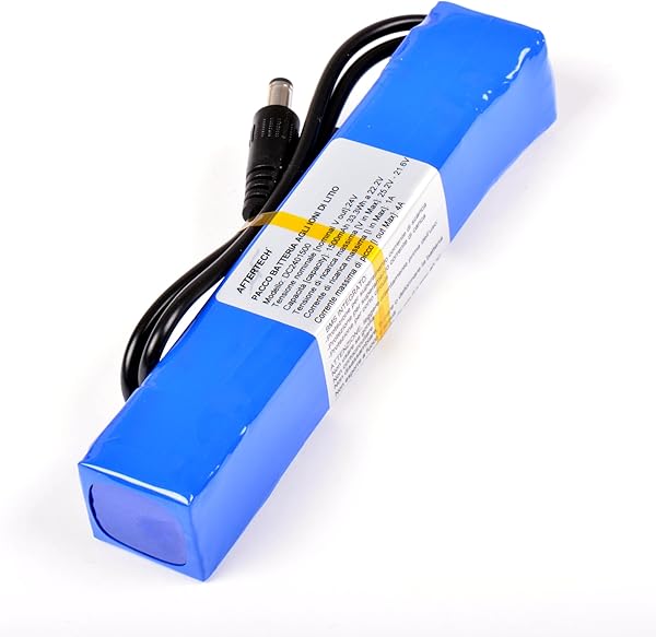 AFTERTECH PACCO BATTERIA PILA 24V 1500mAh 1,5Ah RICARICABILE AL LITIO 139x27x24mm 6s1p 25,2v E1B4 - 2
