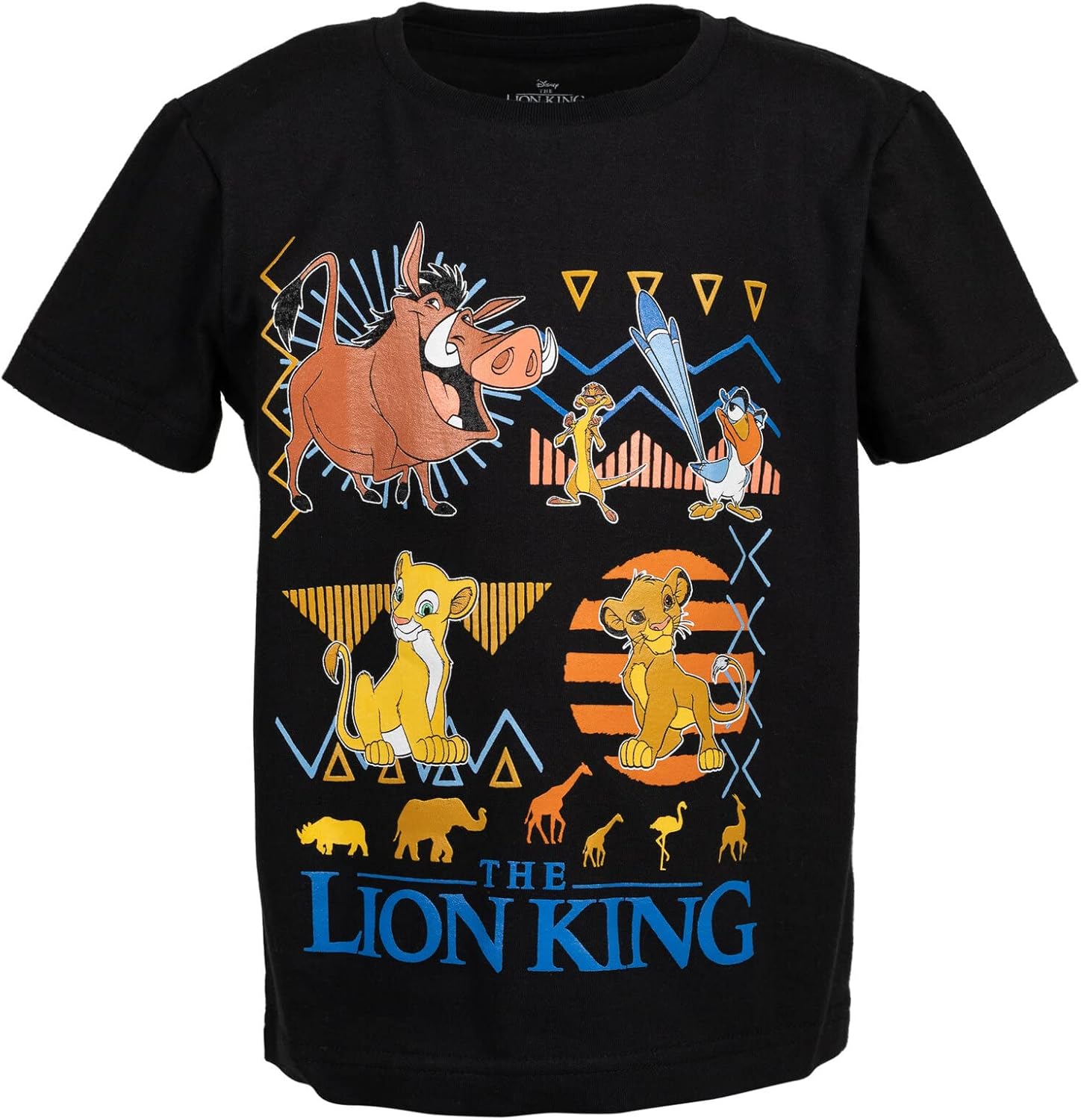 Disney Lion King Toy Story Mickey Mouse Cars T-Shirt Tank Top and French Terry Shorts 3 Piece Outfit Set Toddler to Big Kid - Image 3