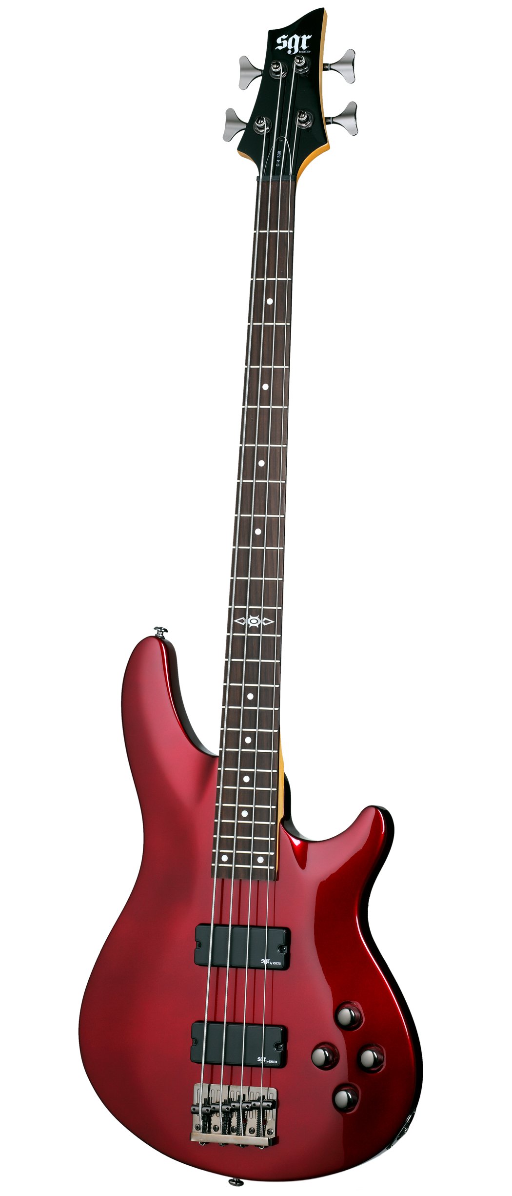 Schecter C-4 SGR Bas Gitar (Metallic Red)