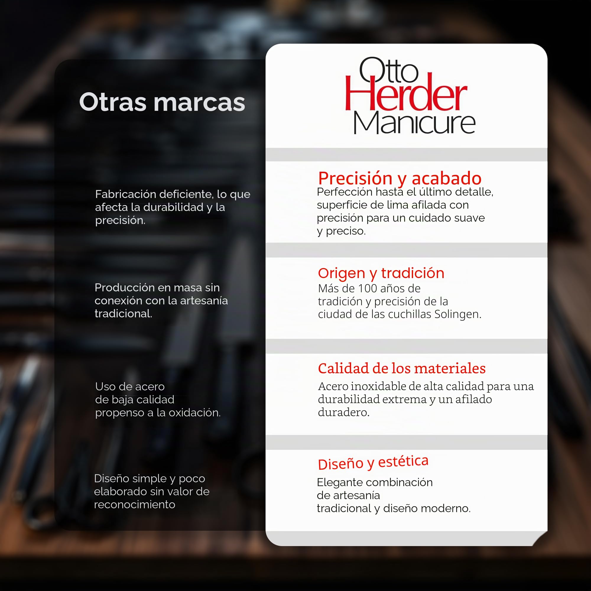 OTTO HERDER - Tijeras redondas redondeadas para bebé, 9 cm, tijeras de acero inoxidable, tijeras de uñas para el cuidado de las manos y los pies de los niños pequeños