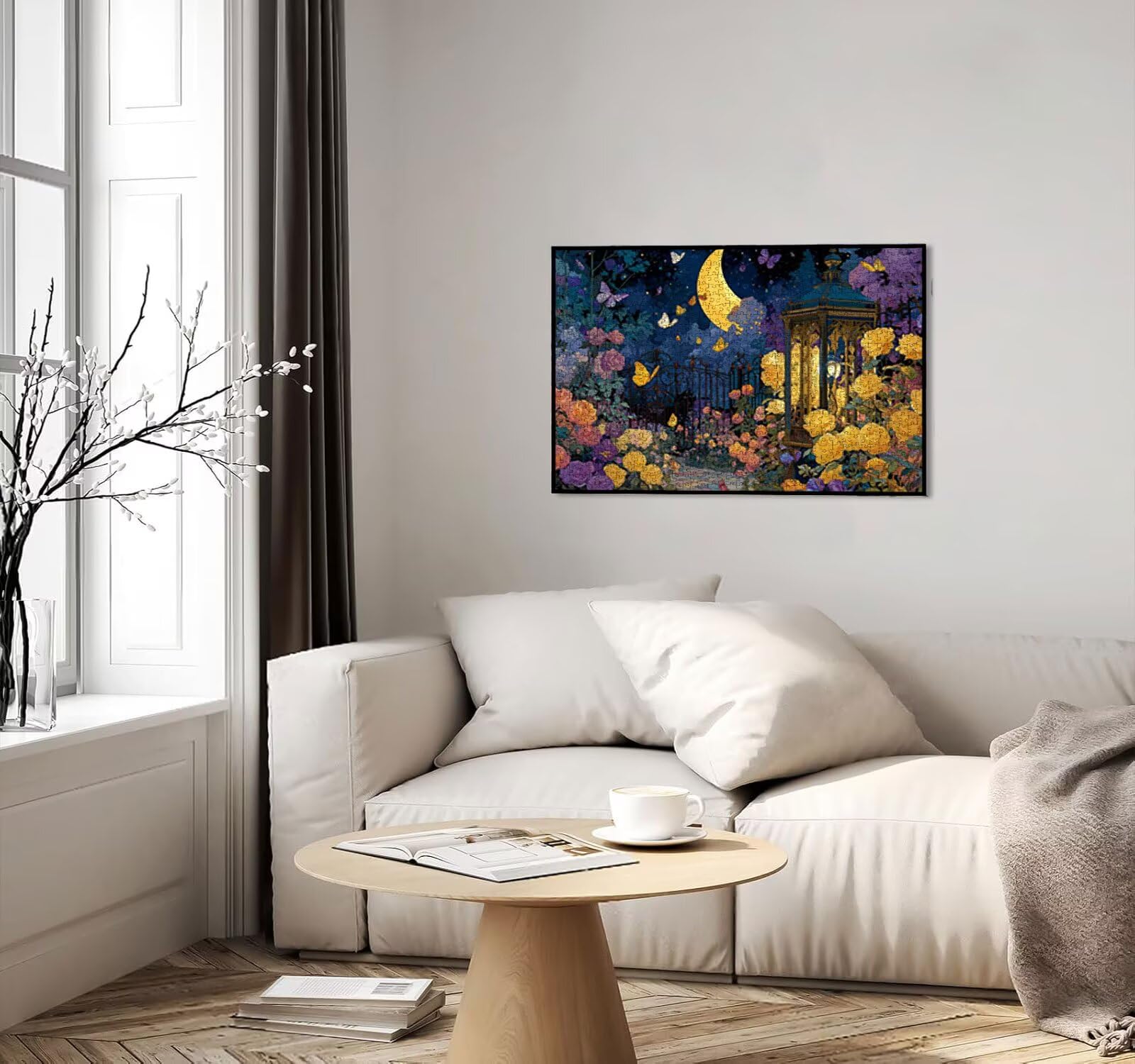 Puzzle 4000 sztuk, księżyc ogród puzzle dla dorosłych puzzle gra edukacyjna puzzle dla dorosłych, zabawne, wymagające zajęcia rodzinne, dekoracja ścienna, prezenty R1KH-964