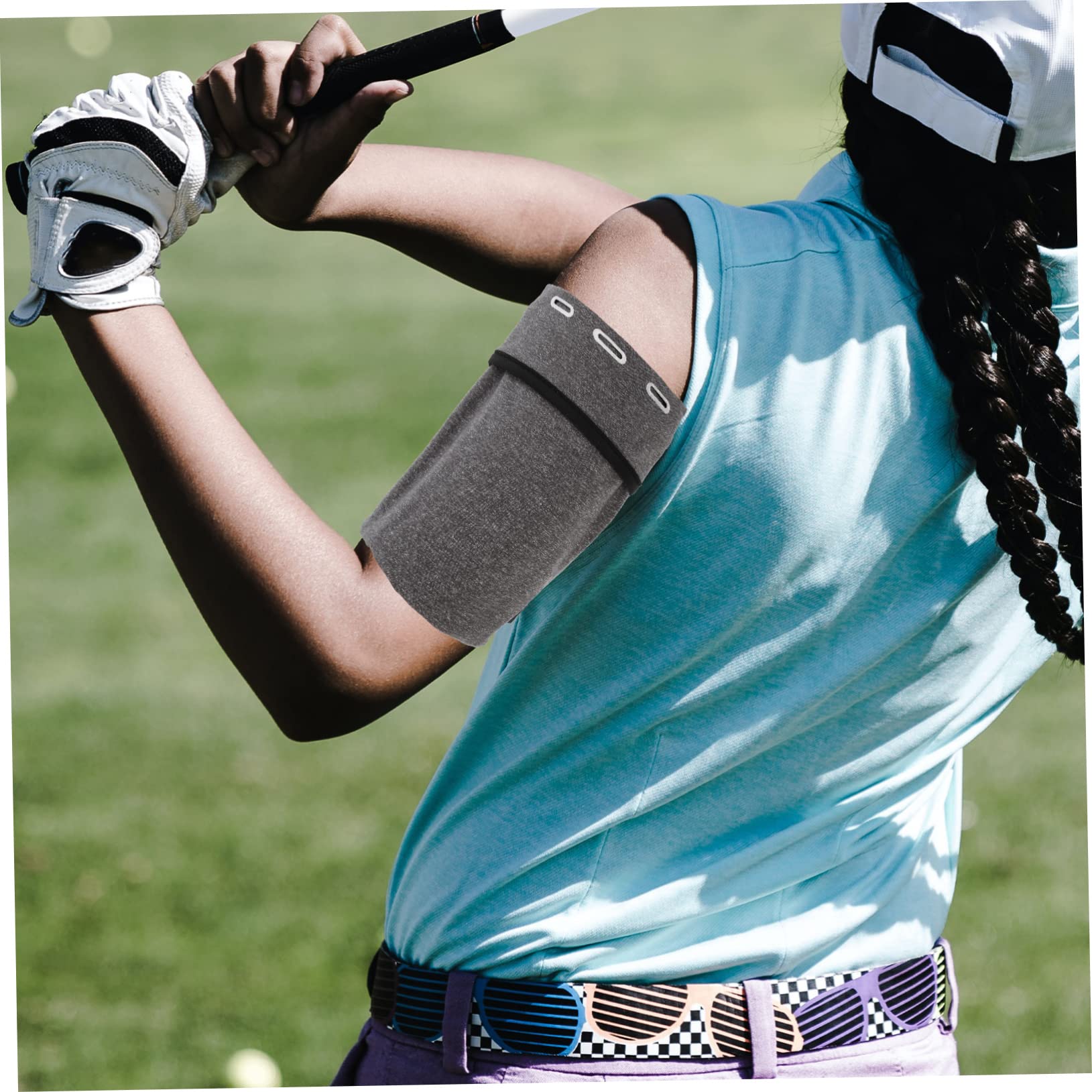 Gadpiparty 4piezas Deportivo para Teléfono Móvil Funda para Correr y Ejercicio Al Aire Soporte De Brazo Orificios para Auriculares para Ciclismo y Jogging