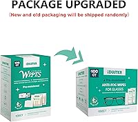 Vista 2 de Screen Cleaner Wipes for Lens - Premoistened Eyeglasses Cleaning Wipes, Streak-Free Screen Wipes for iPad, Phone, Car, TV, Computer, Laptop, Eye