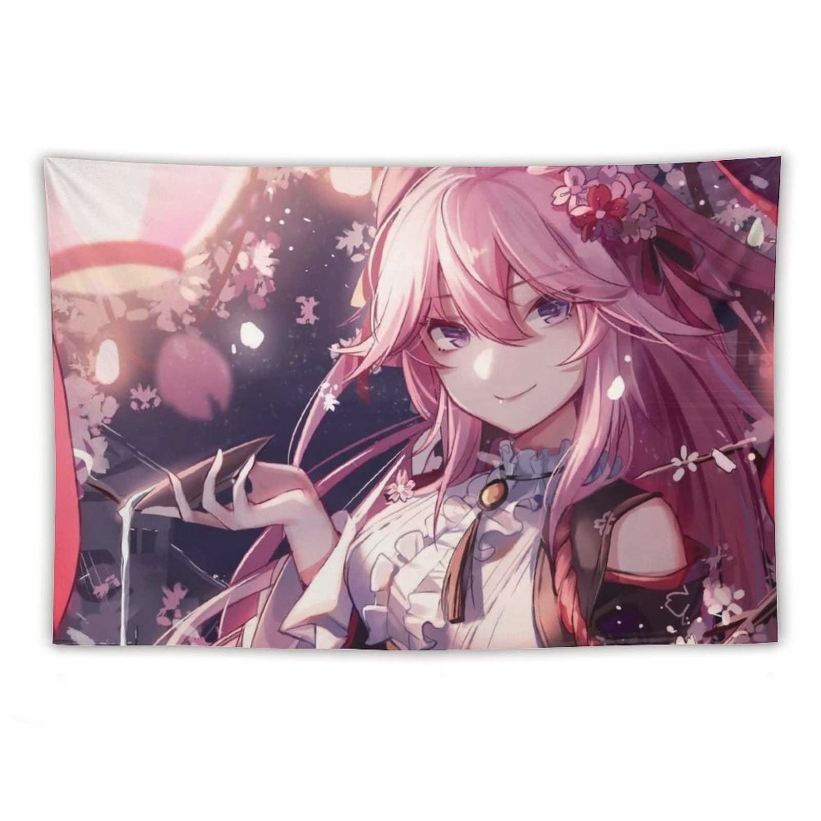 Amazon.co.jp: タペストリー かわいいキャラクター柄 崩壊学園3 八重桜