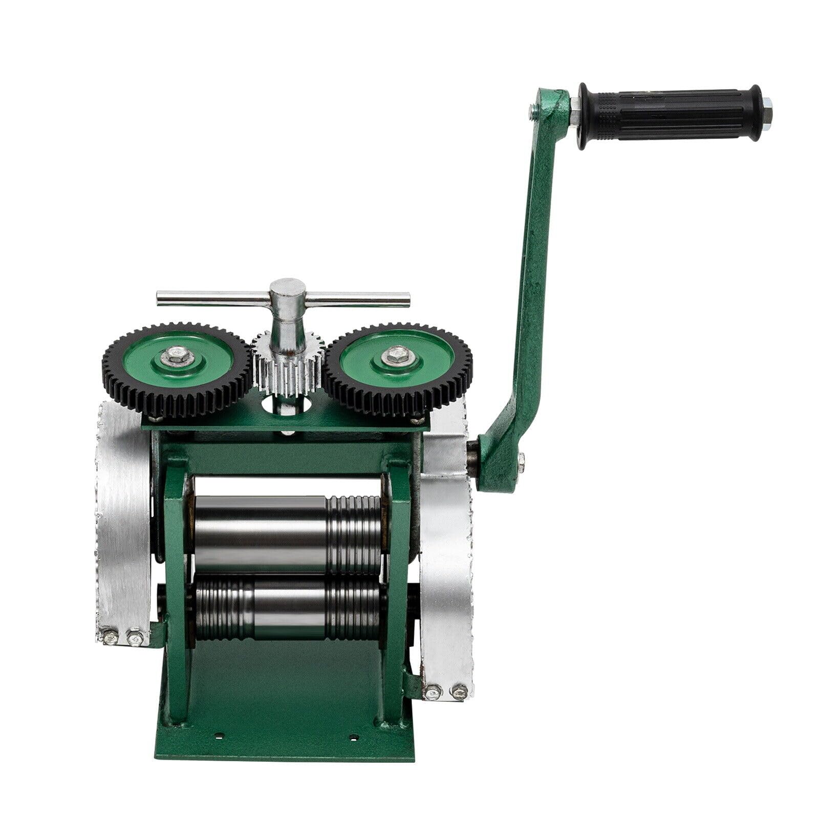 85mm Handwalzwerk, 3 in 1 Schmuckwalzwerk, Schmuck Tisch-Kombiwalzwerk, Tisch-Kombiwalzwerk, Schmuckherstellungswerkzeuge für Reparatur und DIY-Werkzeuge für Schmuck.