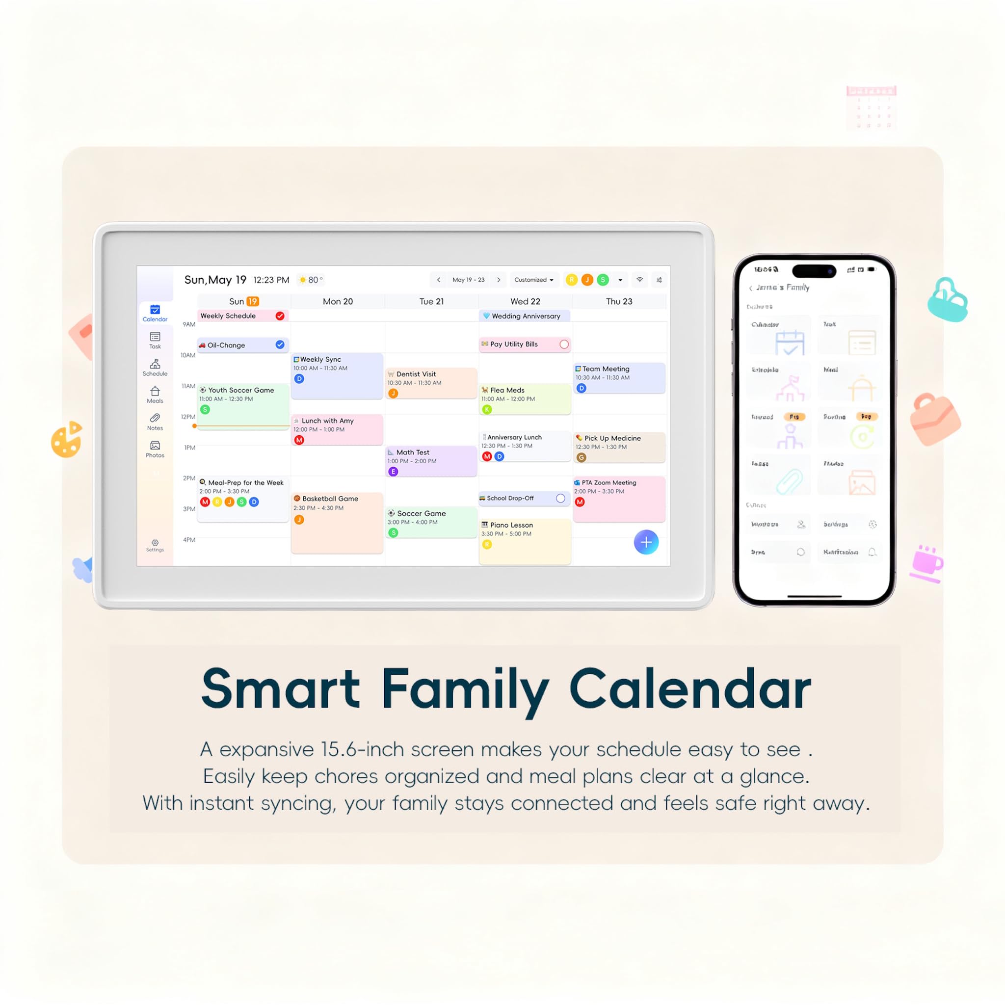 Task Management Wall Calendar