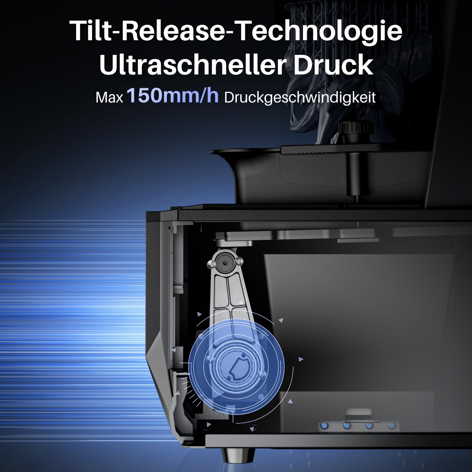 ELEGOO Saturn 4 Ultra 16K Stampante 3D Resina, Riscaldatore Serbatoio Intelligente, Stampa 150 mm/h, Fotocamera AI con Luce, Stampa Cluster WiFi, Grandi Dimensioni di Stampa 211,68 * 118,37 * 220mm³