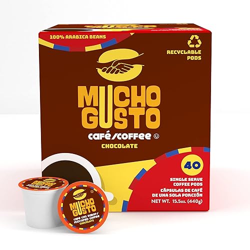 Miniatura 8 de Mucho Gusto Cápsulas de café expreso, compatibles con cafeteras 2.0 K-Cup, 40 unidades (paquete de 1)