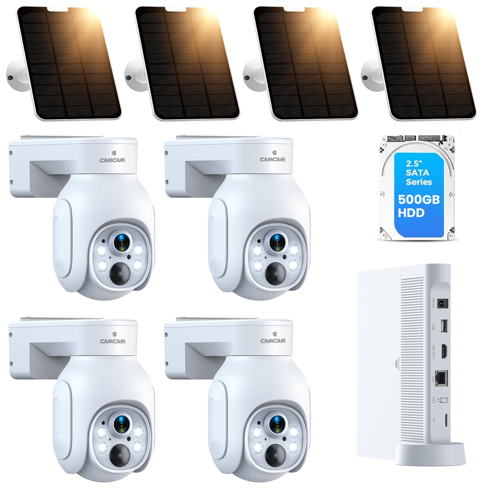 Amazon.com: Solar Security Cameras Wireless Outdoor,2K Solar