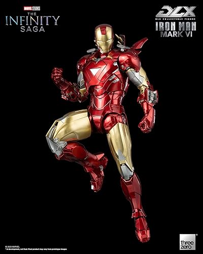 Miniatura 8 de Marvel Infinity Saga Iron Man Mark 6 DLX Figura de acción