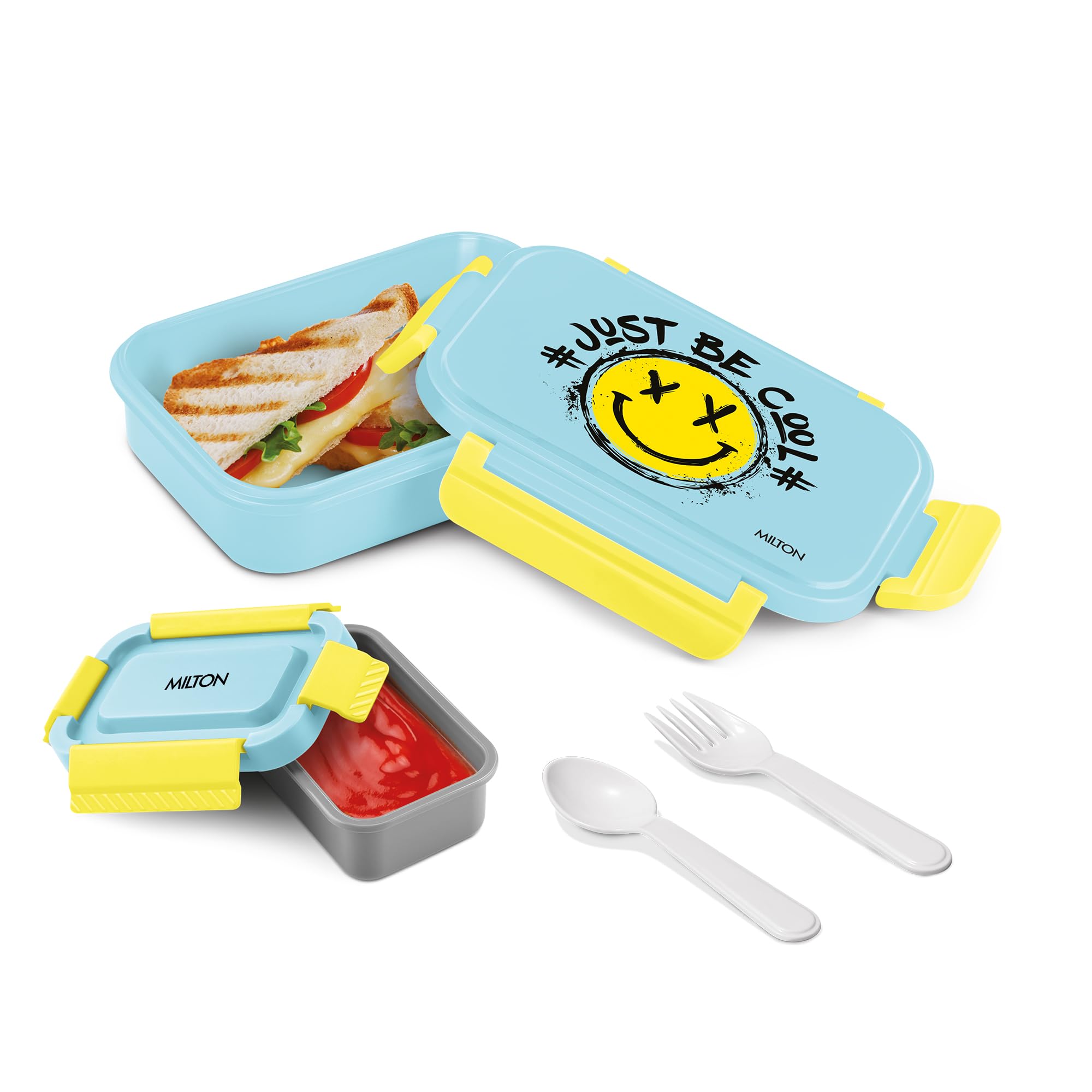 Buy MILTON Big Candy Tiffin Lunch Box for Kids Boys & Girls with