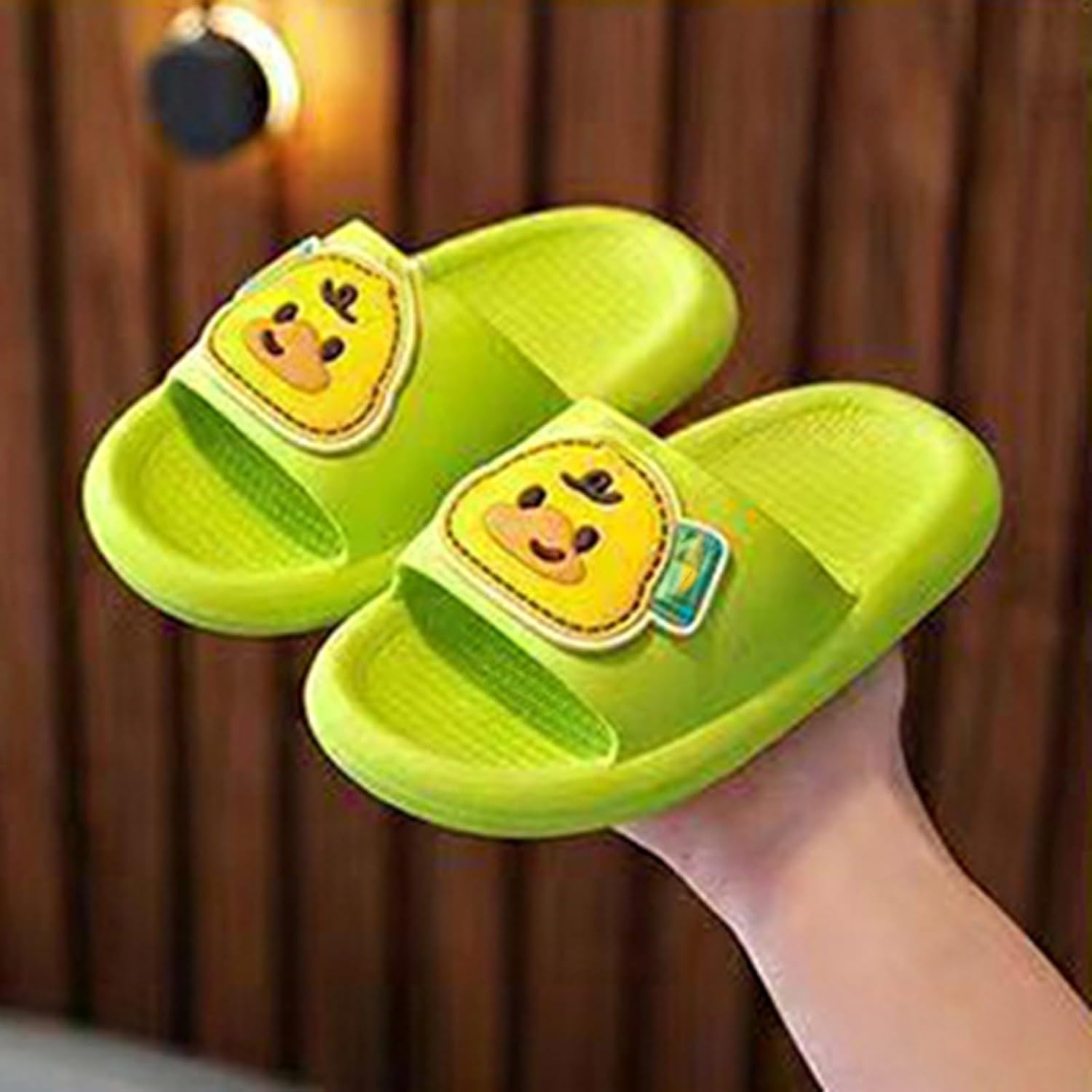 Kids Slides for Girls Boys Cute Animals Soft Toddler Slippers Quick Drying Beach Pool Shower Flip Flops Slippers