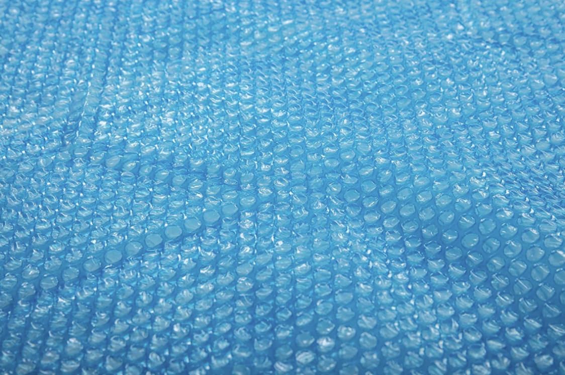 Warm koc solarny do basenu owalnego 503 x 274 cm, 150 mikronów, plandeka solarna do basenów Bestway, Intex | izolacja termiczna, oszczędność energii