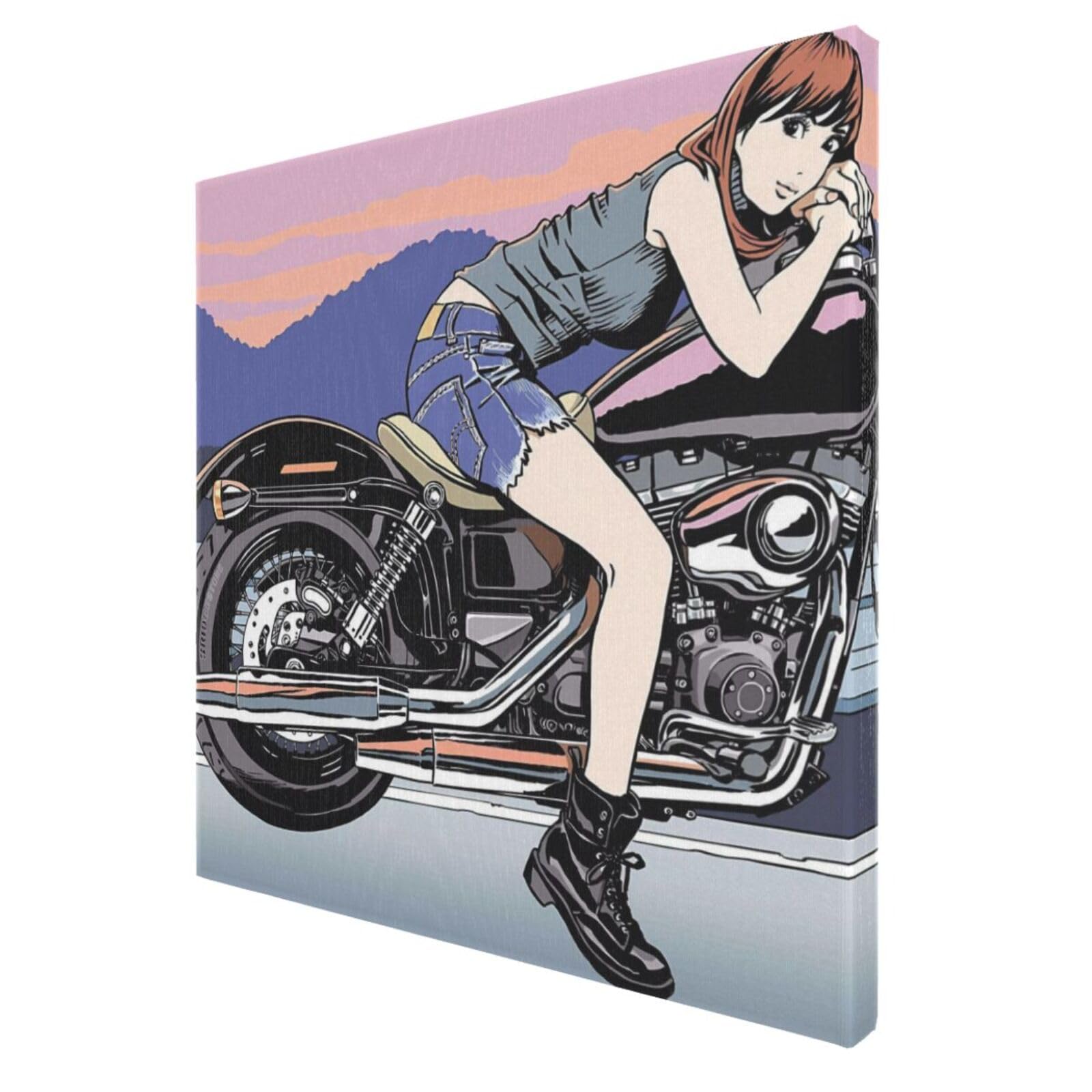 江口寿史 オリジナルキャンパスアート 「ほくろ」 江口寿史版画