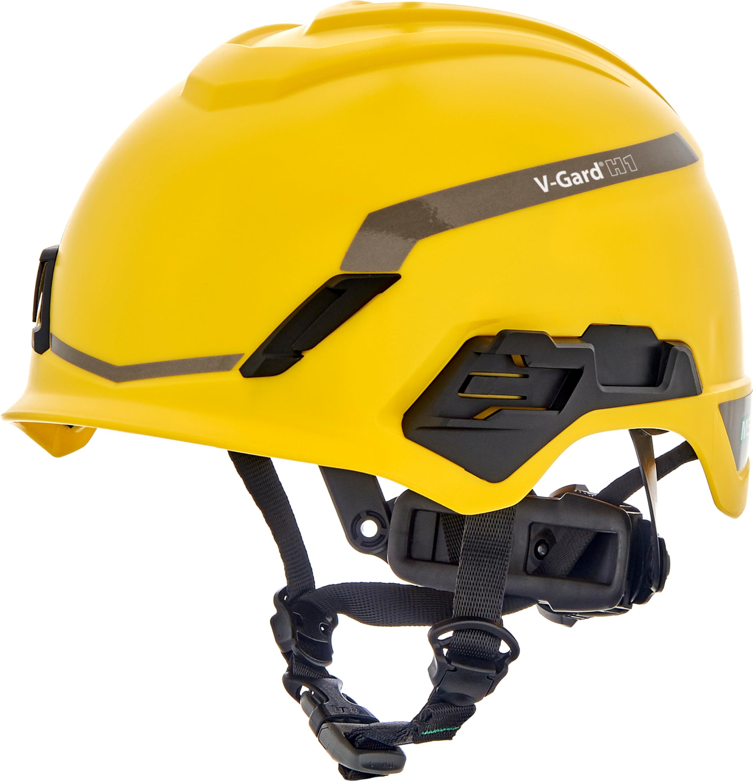MSA V-Gard H1 Novent - Casco protettivo non ventilato per cantieri e elettricisti, conforme alla norma DIN EN 397 per il lavoro