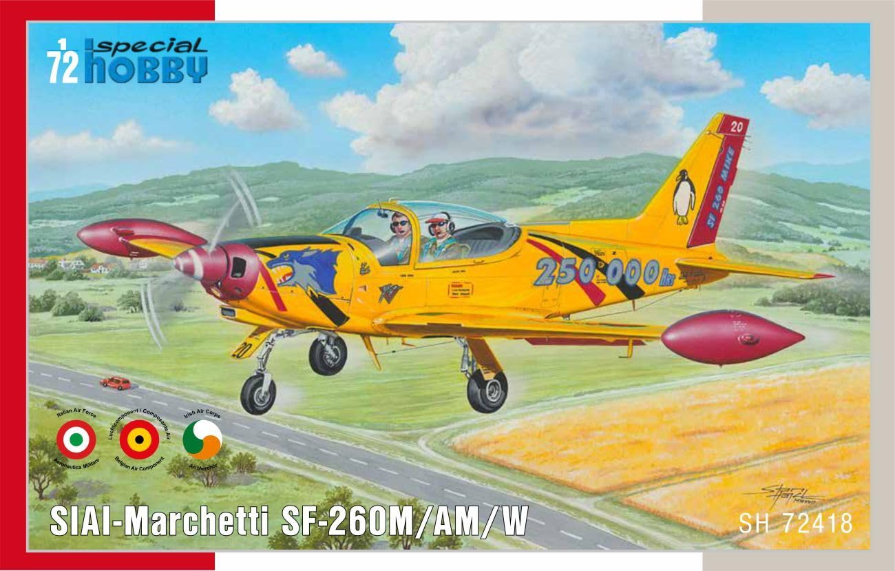 Special Hobby Unpainted 1:72 - Siai Marchetti Sf-260M/Am/W