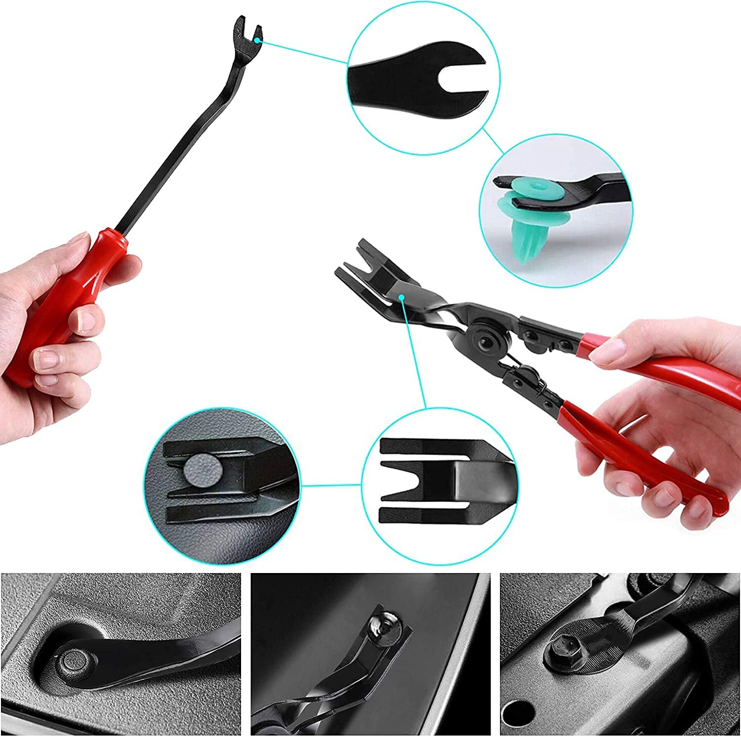 CRUSCOTTO RADIO PLASTICA Nero ABS Console Pannello Rivestimento Per - Foto 12