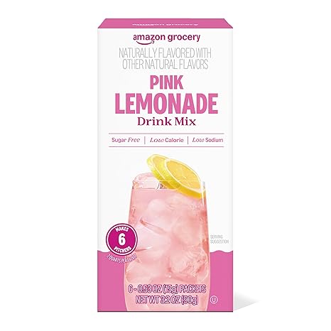 Amazon Grocery  Pink Lemonade Drink Mix