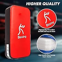Vista 5 de LuiceABC One Karate Taekwondo Boxing Kick Punch Adjustable Soft Shield Durable Training Pad for Boxing, Training and Protecting Your Palm, Wrist and