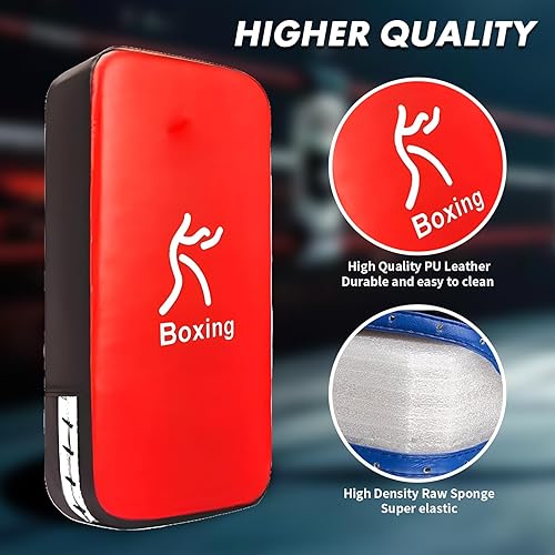 Miniatura 5 de LuiceABC One Karate Taekwondo Boxing Kick Punch Adjustable Soft Shield Durable Training Pad for Boxing, Training and Protecting Your Palm, Wrist and