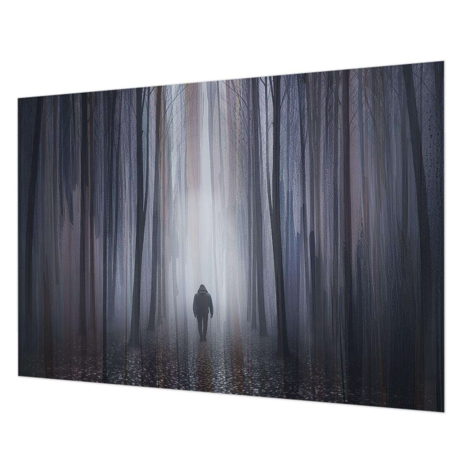 Papier peint intissé 208x146 cm Le silence de la forêt avec colle