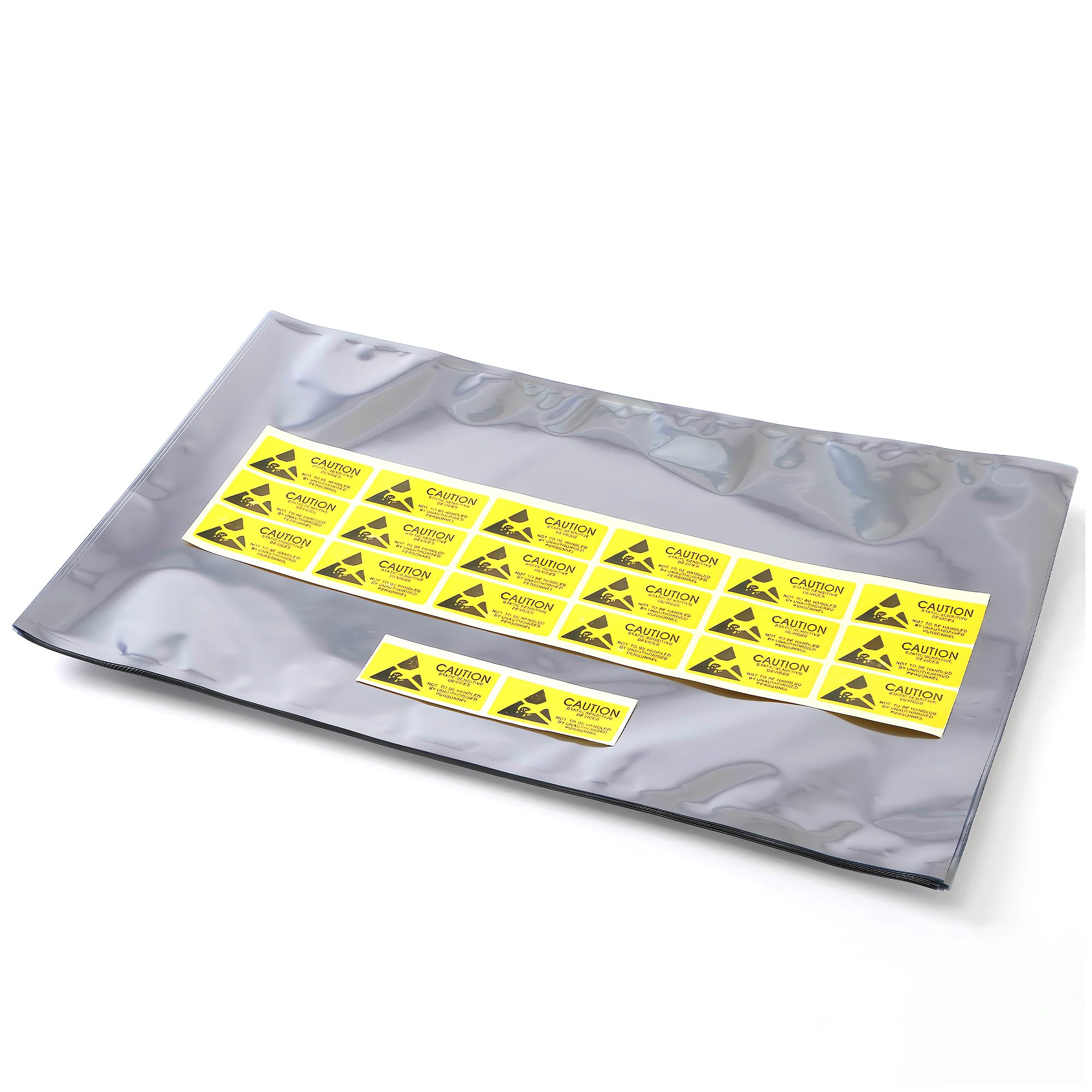 – LJY 20 Pieces Antistatic Bags with Top Open for Motherboard Graphics Video Card LCD Screen with Labels, 25.5 x 40 cm / 10 x 15.7 inch