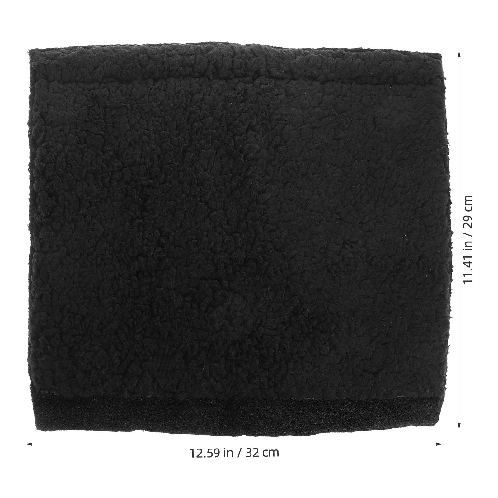 Funda para Repozos de Silla Desmontable de Piel de Oveja Almohadilla Anslizante y de Vellón para Sillas de Oficina Ruedas 1 Par Cojín Cómodo para Alivio