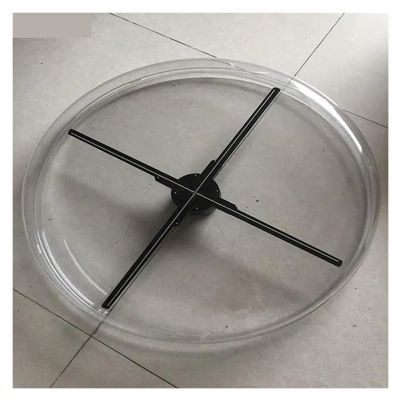 Pokrowiec ochronny na projektor holograficzny 3D, etui ochronne na projektor holograficzny, szeroki kąt widzenia osłona reklamowa (dla fanów 45 cm)